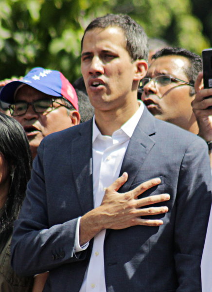 Venezuelan Opposition Leader Declared Speaker Of Parliament Outside Building After Being Prevented From Entering By Maduro Loyalists