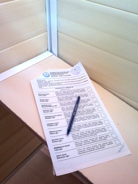 Early Vote Results Give Azerbaijani President Majority Needed For Power Shift