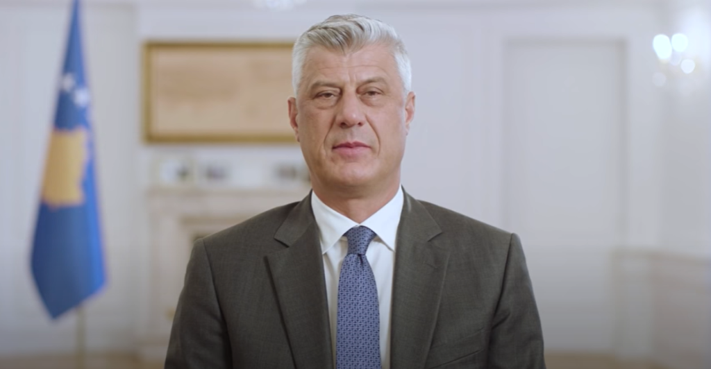 Thaçi Says War Crime Indictments Are Efforts Against Kosovo’s Freedom