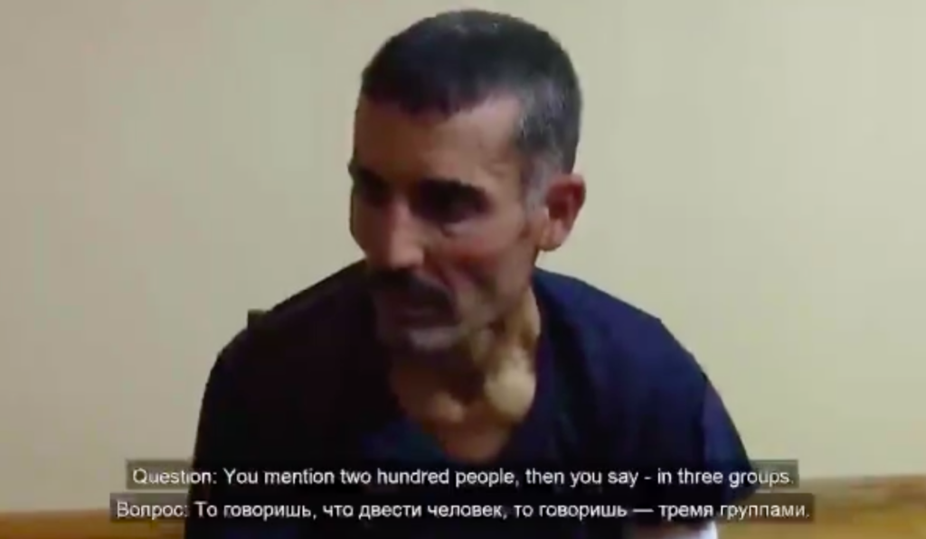ARMENIA RELEASED VIDEO SHOWING FIRST SYRIAN MERCENARY CAPTURED IN NAGORNO-KARABAKH
